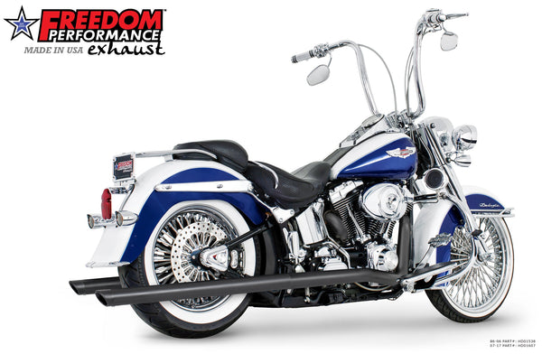 Freedom Performance HARLEY SOFTAIL 2.5" CLASSIC TRUE-DUALS FULL SYSTEM Fits 1986-2006 or 2007-2017 BUNDLE