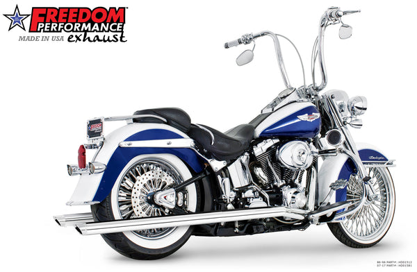 Freedom Performance HARLEY SOFTAIL 2.5" CLASSIC TRUE-DUALS FULL SYSTEM Fits 1986-2006 or 2007-2017 BUNDLE