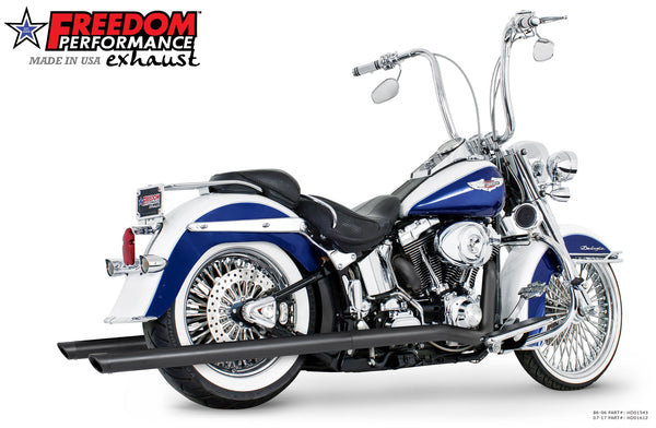 Freedom Performance HARLEY SOFTAIL 2.5" CLASSIC TRUE-DUALS FULL SYSTEM Fits 1986-2006 or 2007-2017 BUNDLE