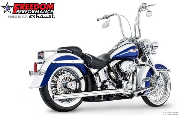 Freedom Performance HARLEY SOFTAIL 2.5" CLASSIC TRUE-DUALS FULL SYSTEM Fits 1986-2006 or 2007-2017 BUNDLE