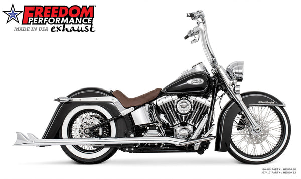 Freedom Performance HARLEY SOFTAIL 2.5" CLASSIC TRUE-DUALS FULL SYSTEM Fits 1986-2006 or 2007-2017 BUNDLE
