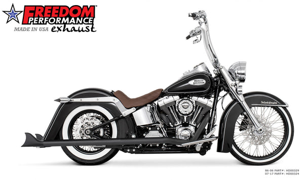 Freedom Performance HARLEY SOFTAIL 2.5" CLASSIC TRUE-DUALS FULL SYSTEM Fits 1986-2006 or 2007-2017 BUNDLE