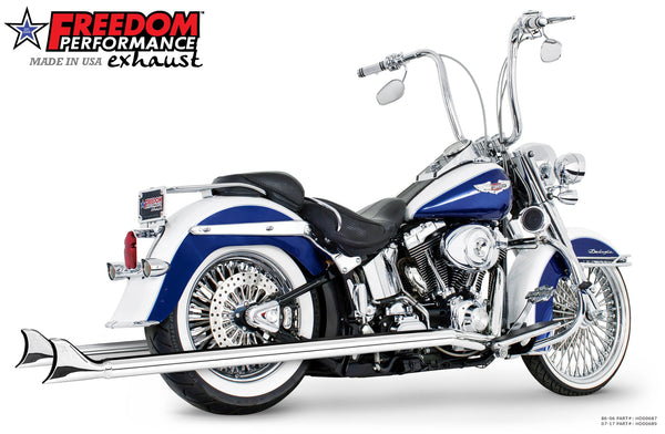 Freedom Performance HARLEY SOFTAIL 2.5" CLASSIC TRUE-DUALS FULL SYSTEM Fits 1986-2006 or 2007-2017 BUNDLE