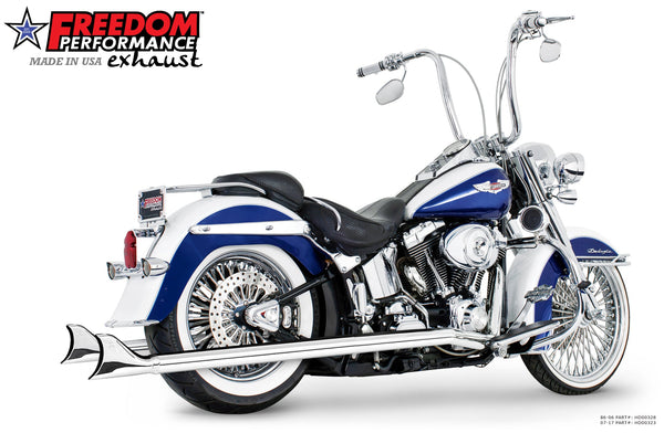 Freedom Performance HARLEY SOFTAIL 2.5" CLASSIC TRUE-DUALS FULL SYSTEM Fits 1986-2006 or 2007-2017 BUNDLE