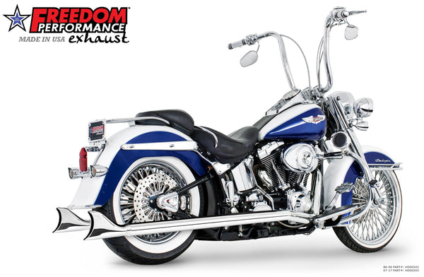 Freedom Performance HARLEY SOFTAIL 2.5" CLASSIC TRUE-DUALS FULL SYSTEM Fits 1986-2006 or 2007-2017 BUNDLE