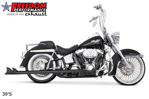 Freedom Performance HARLEY SOFTAIL 2.5" CLASSIC TRUE-DUALS FULL SYSTEM Fits 1986-2006 or 2007-2017 BUNDLE