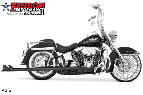 Freedom Performance HARLEY SOFTAIL 2.5" CLASSIC TRUE-DUALS FULL SYSTEM Fits 1986-2006 or 2007-2017 BUNDLE