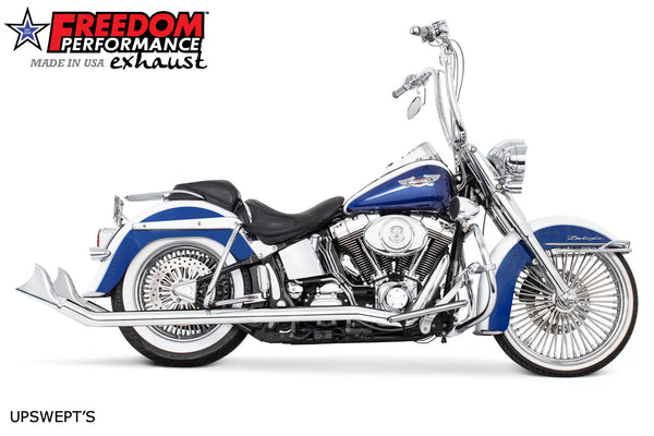 Freedom Performance HARLEY SOFTAIL 2.5" CLASSIC TRUE-DUALS FULL SYSTEM Fits 1986-2006 or 2007-2017 BUNDLE