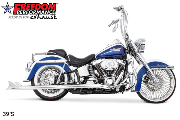 Freedom Performance HARLEY SOFTAIL 2.5" CLASSIC TRUE-DUALS FULL SYSTEM Fits 1986-2006 or 2007-2017 BUNDLE