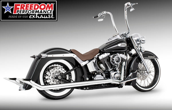 Freedom Performance HARLEY SOFTAIL 2.5" CLASSIC TRUE-DUALS FULL SYSTEM Fits 1986-2006 or 2007-2017 BUNDLE