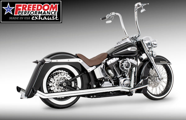 Freedom Performance HARLEY SOFTAIL 2.5" CLASSIC TRUE-DUALS FULL SYSTEM Fits 1986-2006 or 2007-2017 BUNDLE