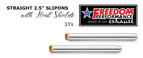 Freedom Performance HARLEY TOURING 2.5" SLIP-ONS *CHECK DESCRIPTION FOR YEAR FITMENTS* BUNDLE