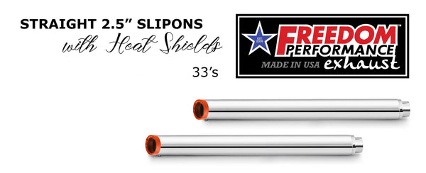 Freedom Performance HARLEY TOURING 2.5" SLIP-ONS *CHECK DESCRIPTION FOR YEAR FITMENTS* BUNDLE
