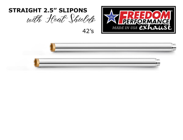 Freedom Performance HARLEY TOURING 2.5" SLIP-ONS *CHECK DESCRIPTION FOR YEAR FITMENTS* BUNDLE