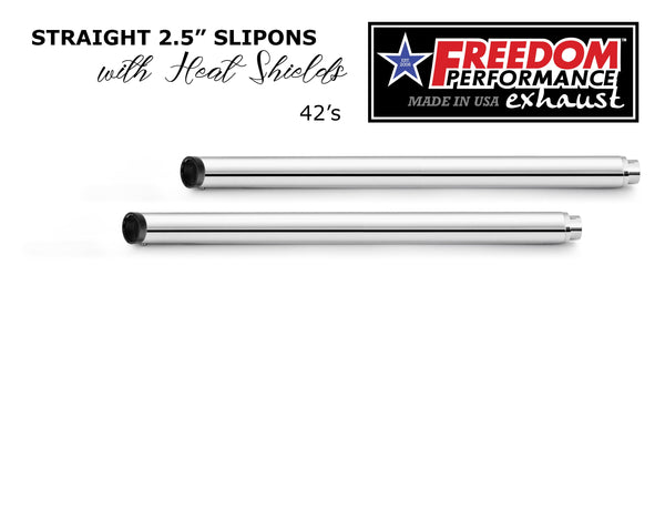 Freedom Performance HARLEY TOURING 2.5" SLIP-ONS *CHECK DESCRIPTION FOR YEAR FITMENTS* BUNDLE