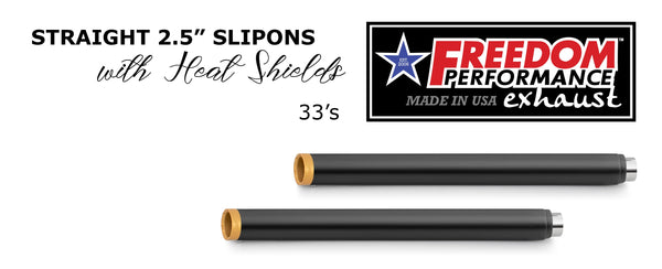 Freedom Performance HARLEY TOURING 2.5" SLIP-ONS *CHECK DESCRIPTION FOR YEAR FITMENTS* BUNDLE