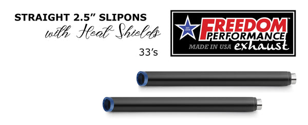 Freedom Performance HARLEY TOURING 2.5" SLIP-ONS *CHECK DESCRIPTION FOR YEAR FITMENTS* BUNDLE