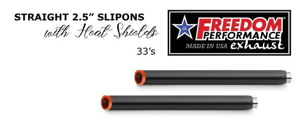 Freedom Performance HARLEY TOURING 2.5" SLIP-ONS *CHECK DESCRIPTION FOR YEAR FITMENTS* BUNDLE