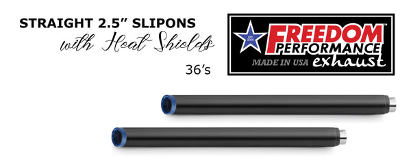 Freedom Performance HARLEY TOURING 2.5" SLIP-ONS *CHECK DESCRIPTION FOR YEAR FITMENTS* BUNDLE