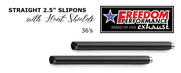 Freedom Performance HARLEY TOURING 2.5" SLIP-ONS *CHECK DESCRIPTION FOR YEAR FITMENTS* BUNDLE
