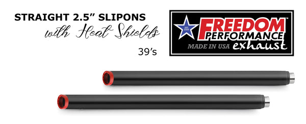 Freedom Performance HARLEY TOURING 2.5" SLIP-ONS *CHECK DESCRIPTION FOR YEAR FITMENTS* BUNDLE