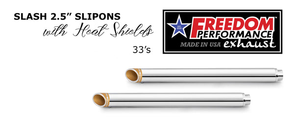 Freedom Performance HARLEY TOURING 2.5" SLIP-ONS *CHECK DESCRIPTION FOR YEAR FITMENTS* BUNDLE