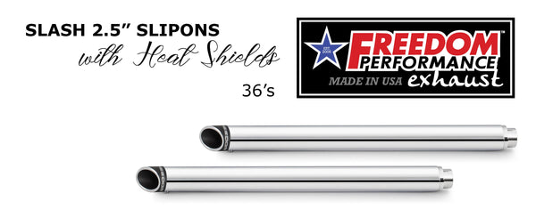 Freedom Performance HARLEY TOURING 2.5" SLIP-ONS *CHECK DESCRIPTION FOR YEAR FITMENTS* BUNDLE