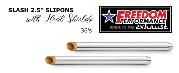 Freedom Performance HARLEY TOURING 2.5" SLIP-ONS *CHECK DESCRIPTION FOR YEAR FITMENTS* BUNDLE