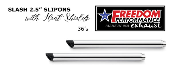 Freedom Performance HARLEY TOURING 2.5" SLIP-ONS *CHECK DESCRIPTION FOR YEAR FITMENTS* BUNDLE