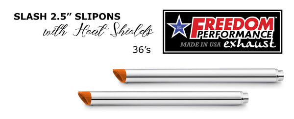 Freedom Performance HARLEY TOURING 2.5" SLIP-ONS *CHECK DESCRIPTION FOR YEAR FITMENTS* BUNDLE