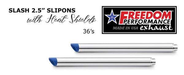 Freedom Performance HARLEY TOURING 2.5" SLIP-ONS *CHECK DESCRIPTION FOR YEAR FITMENTS* BUNDLE