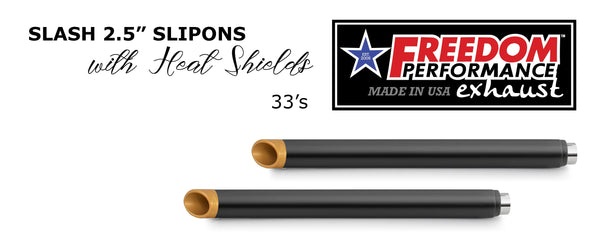Freedom Performance HARLEY TOURING 2.5" SLIP-ONS *CHECK DESCRIPTION FOR YEAR FITMENTS* BUNDLE