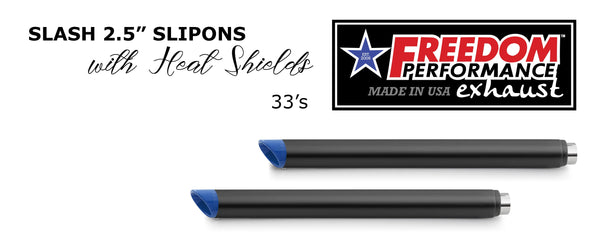Freedom Performance HARLEY TOURING 2.5" SLIP-ONS *CHECK DESCRIPTION FOR YEAR FITMENTS* BUNDLE