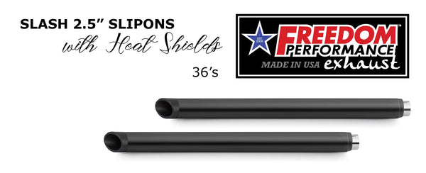 Freedom Performance HARLEY TOURING 2.5" SLIP-ONS *CHECK DESCRIPTION FOR YEAR FITMENTS* BUNDLE