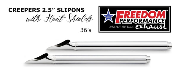 Freedom Performance HARLEY TOURING 2.5" SLIP-ONS *CHECK DESCRIPTION FOR YEAR FITMENTS* BUNDLE