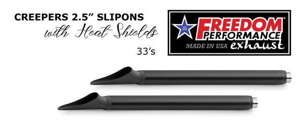 Freedom Performance HARLEY TOURING 2.5" SLIP-ONS *CHECK DESCRIPTION FOR YEAR FITMENTS* BUNDLE