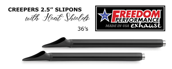 Freedom Performance HARLEY TOURING 2.5" SLIP-ONS *CHECK DESCRIPTION FOR YEAR FITMENTS* BUNDLE