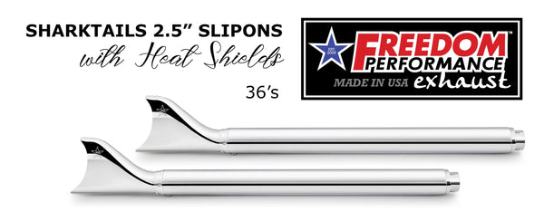 Freedom Performance HARLEY TOURING 2.5" SLIP-ONS *CHECK DESCRIPTION FOR YEAR FITMENTS* BUNDLE