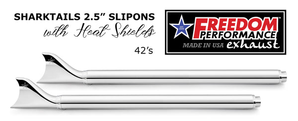 Freedom Performance HARLEY TOURING 2.5" SLIP-ONS *CHECK DESCRIPTION FOR YEAR FITMENTS* BUNDLE