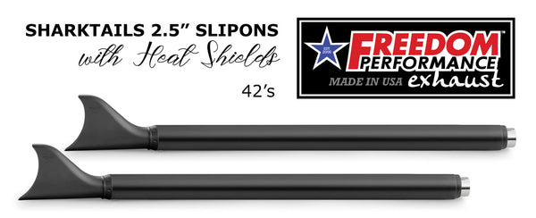 Freedom Performance HARLEY TOURING 2.5" SLIP-ONS *CHECK DESCRIPTION FOR YEAR FITMENTS* BUNDLE