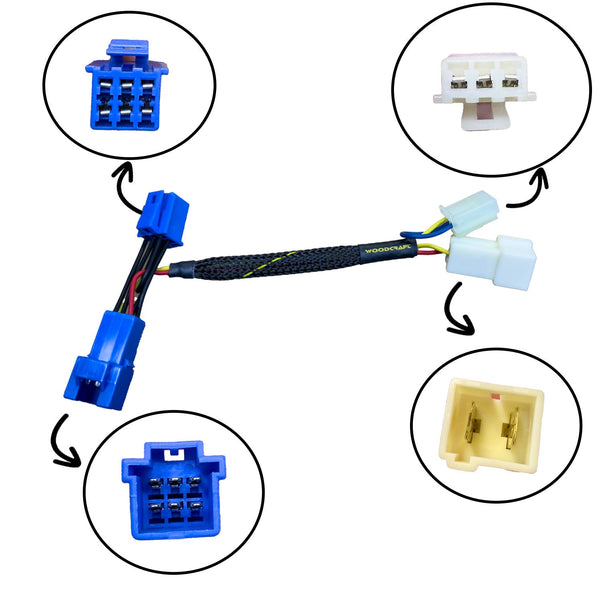 Woodcraft 43-0427 - Yamaha Tenere 700 2021-2023  Keyswitch Elimination Harness