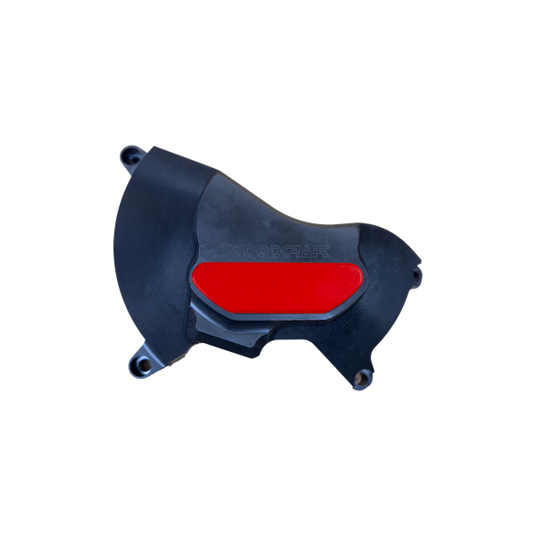 Woodcraft 60-0502RCP Triumph Daytona 675/Street Triple RHS UHMW Clutch Cover Protector w/ Skid Pad