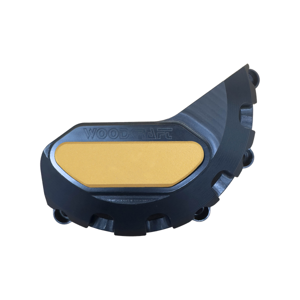 Woodcraft 60-0502LCP Triumph Daytona 675, Street Triple, Moto2 LHS UHMW Stator Cover Protector w/ Skid Pad