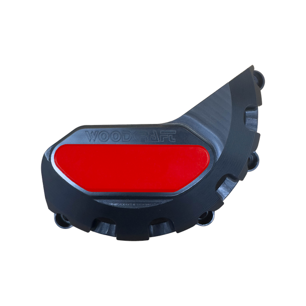 Woodcraft 60-0502LCP Triumph Daytona 675, Street Triple, Moto2 LHS UHMW Stator Cover Protector w/ Skid Pad