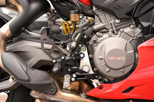 Woodcraft 05-0661B Ducati V2 Complete Rearset