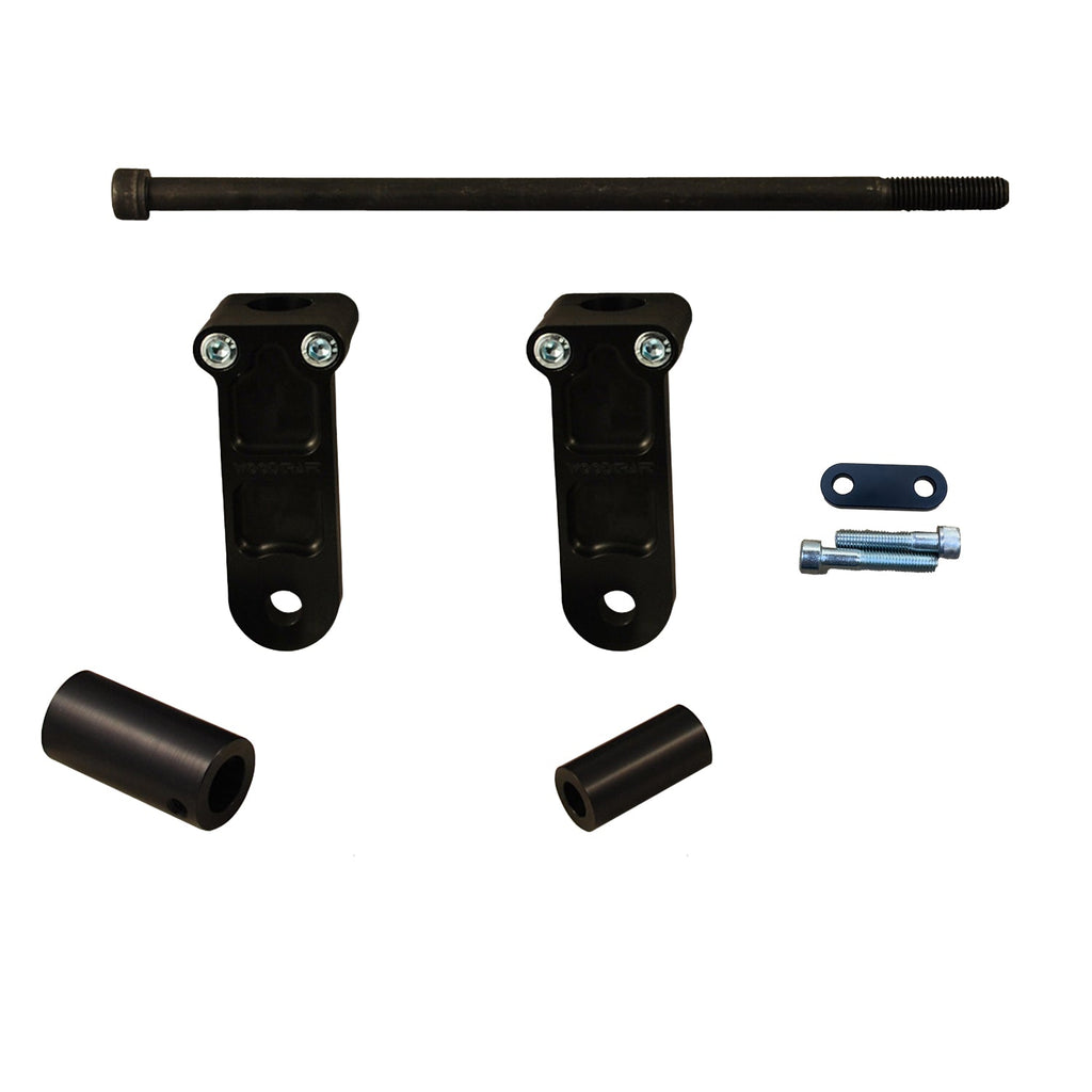 Woodcraft 50-0653 Ducati Hypermotard 950 Frame Slider Base Kit (pucks sold separately)