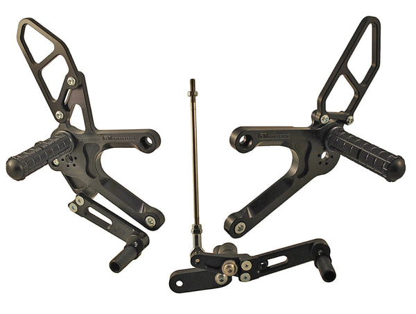 Woodcraft 05-0315B Honda CBR500R/500F Complete Rearset  - STD Shift