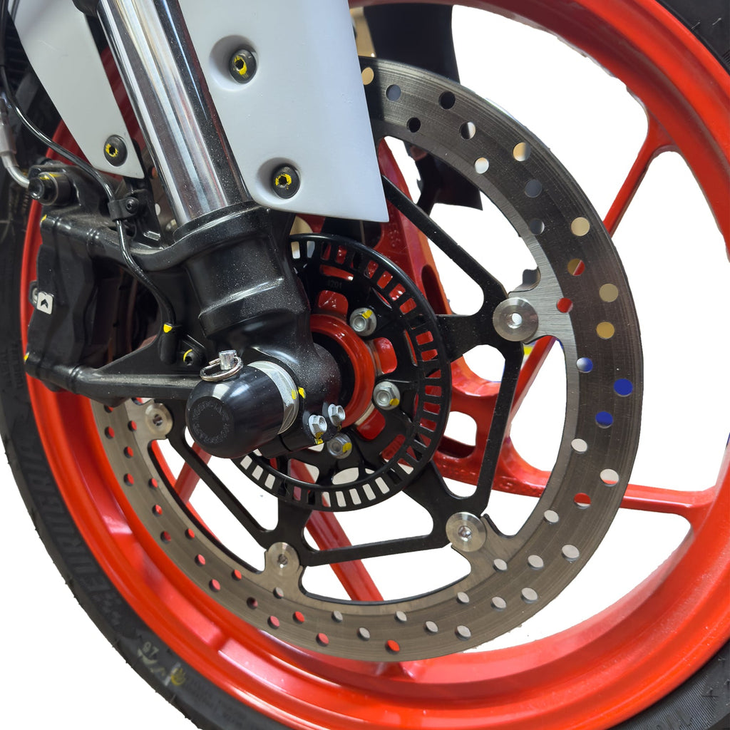 Woodcraft 45-0761F Front Axle Slider Kit, Aprilia RS457