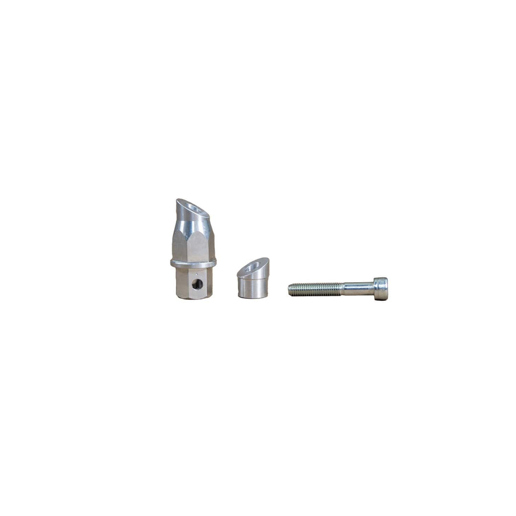Woodcraft 45-0147FAK Kawasaki ZX6/636, ZX10 Front Axle Slider Base, Axle Side Kit