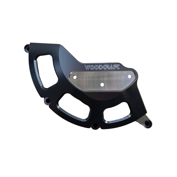 Woodcraft 60-0760RB Aprilia RS660 RHS Clutch Cover Protector w/ Skid Plate